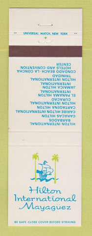 Matchbook Cover - Hilton Hotel International Mayaguez