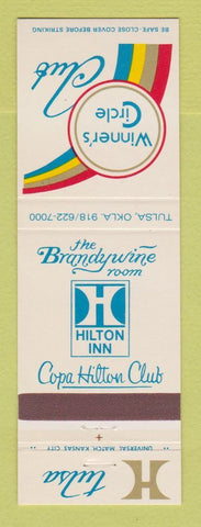 Matchbook Cover - Hilton Hotel Tulsa OK Winner's Circle Club