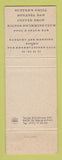 Matchbook Cover - Hilton Hotel Zurich Airport Switzerland