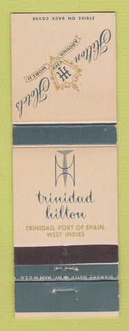 Matchbook Cover - Hilton Hotel Trinidad West Indies