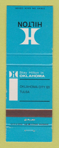 Matchbook Cover - Hilton Hotel Oklahoma City Tulsa OK