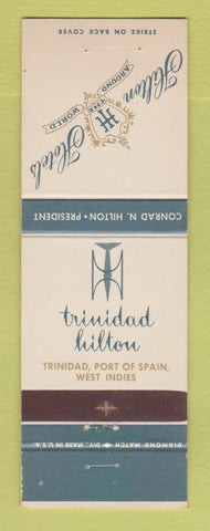 Matchbook Cover - Hilton Hotel Trinidad West Indies