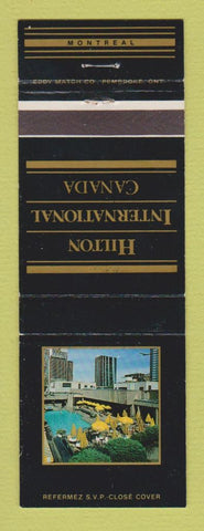 Matchbook Cover - Hilton Hotel International Canada Montreal QC