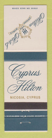 Matchbook Cover - Hilton Hotel Cyprus Nicosia