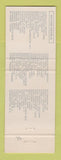 Matchbook Cover - Hilton Hotel Cyprus Nicosia