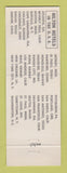 Matchbook Cover - Hilton Hotel Kona Hawaii