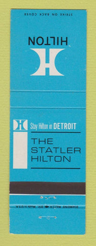 Matchbook Cover - Hilton Hotel Statler Detroit MI