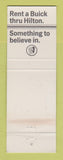 Matchbook Cover - Hilton Hotel St Louis MO Airport Buick