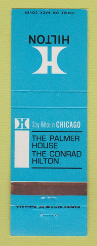 Matchbook Cover - Hilton Hotel Palmer House Chicago IL Buick