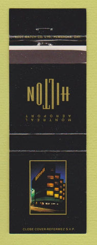 Matchbook Cover - Hilton Hotel Montreal QC Aeroport