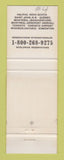 Matchbook Cover - Hilton Hotel Montreal QC Aeroport