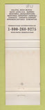 Matchbook Cover - Hilton Hotel Windsor ON