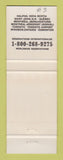 Matchbook Cover - Hilton Hotel International Canada Toronto ON