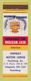 Matchbook Cover - Best Western Hapiday Motor Lodge Pearisburg VA #1
