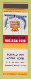 Matchbook Cover - Best Western Buffalo Inn Motor Hotel Goodland KS