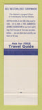 Matchbook Cover - Best Western Sands Motel Fort Smith AR