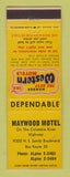 Matchbook Cover - Best Western Maywood Motel Portland OR