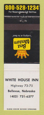 Matchbook Cover - Best Western White House Inn Bellevue NE