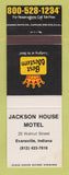 Matchbook Cover - Best Western Jackson House Motel Evansville IN