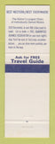 Matchbook Cover - Best Western Dodge House Dubuque IA