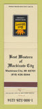 Matchbook Cover - Best Western Mackinaw City MI