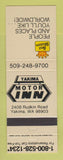 Matchbook Cover - Best Western Yakima Motor Inn WA