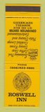 Matchbook Cover - Best Western Roswell Inn NM