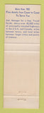 Matchbook Cover - Best Western Tiroler Hof Motel Marquette MI