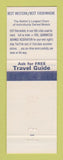 Matchbook Cover - Best Western Four Seasons Motor Lodge Petoskey MI