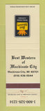 Matchbook Cover - Best Western Mackinaw City MI