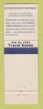 Matchbook Cover - Best Western Motel Capri Benton AR