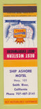 Matchbook Cover - Best Western Ship Ashore Motel Smith River CA