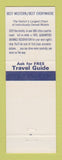 Matchbook Cover - Best Western Wheat Lands Motel Garden City KS