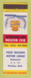 Matchbook Cover - Best Western Four Seasons Motor Lodge Petoskey MI