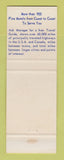 Matchbook Cover - Best Western Maxwell House Motel Show Low AZ