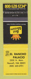 Matchbook Cover - Best Western El Rancho Palacio Roswell NM