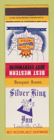 Matchbook Cover - Best Western Silver King Inn Leadville Colorado
