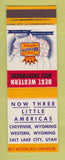 Matchbook Cover - Best Western Little America Cheyenne Western WY Salt Lake City