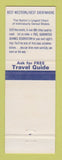 Matchbook Cover - Best Western Motel West Winds Wheatland WY