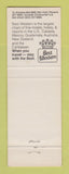 Matchbook Cover - Best Western Cavern Inn White's City NM