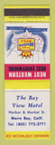 Matchbook Cover - Best Western Bay View Motel Morrow Bay CA