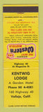 Matchbook Cover - Best Western Kentwig Lodge Vallejo CA
