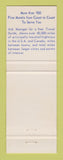 Matchbook Cover - Best Western Auditorium Travel Inn San Jose CA #1