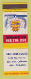 Matchbook Cover - Best Western San Jose Lodge CA