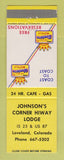 Matchbook Cover - Best Western Johnson's Corner Loveland Colorado