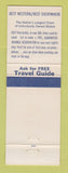 Matchbook Cover - Best Western Pow Wow Inn Tucumcari NM