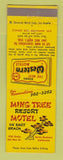 Matchbook Cover - Best Western Ming Tree Resort Motel Santa Barbara CA