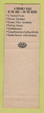 Matchbook Cover - Best Western Ming Tree Resort Motel Santa Barbara CA