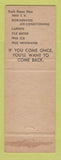 Matchbook Cover - Best Western Sky Liner Motel Chillicothe MO