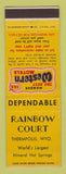 Matchbook Cover - Best Western Rainbow Court Thermpolis WY